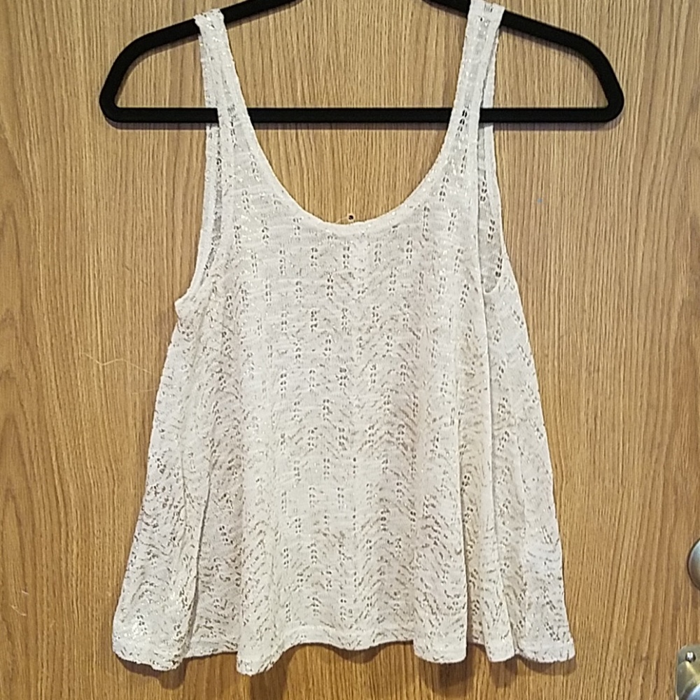 Xhilaration metallic tank top